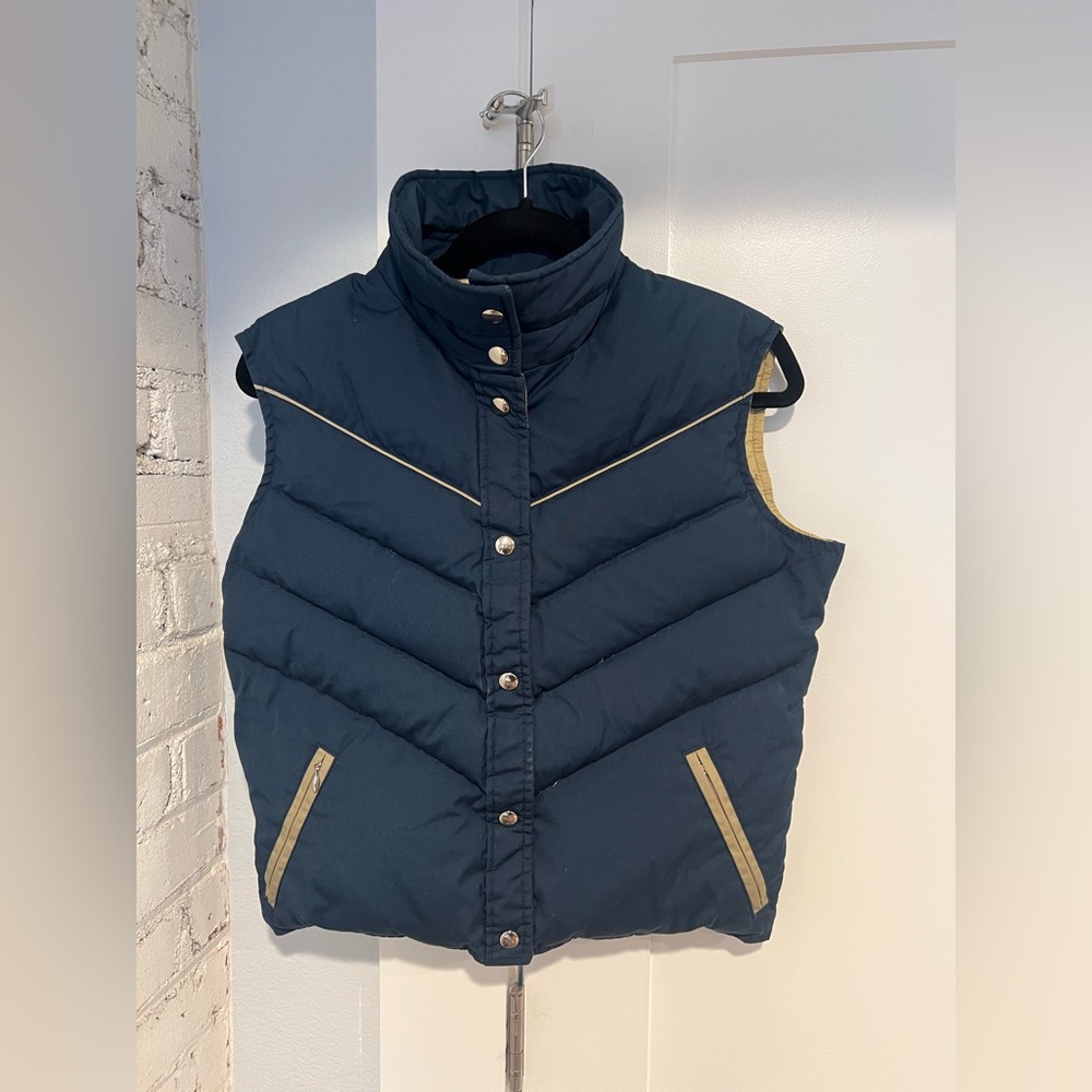 Vintage LLBean Goose Down vest 1960s/1970s, womens’ size M - Picture 3 of 11